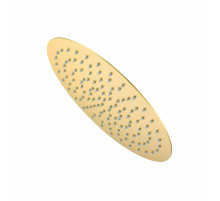 Лейка душевая верхняя Raglo R451.56.03 тропический душ ∅300мм нержавеющая сталь, Сатин золотой