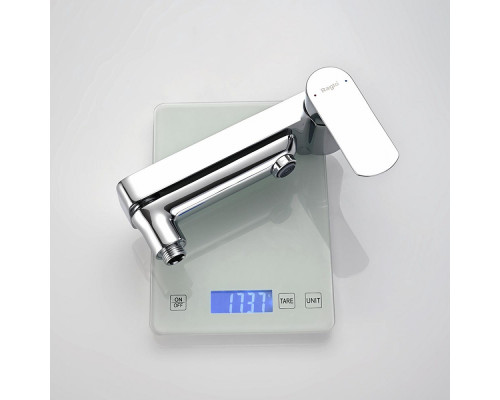 Смеситель Raglo R03.30 для ванны и душа настенный излив поворотный 15 см, хром