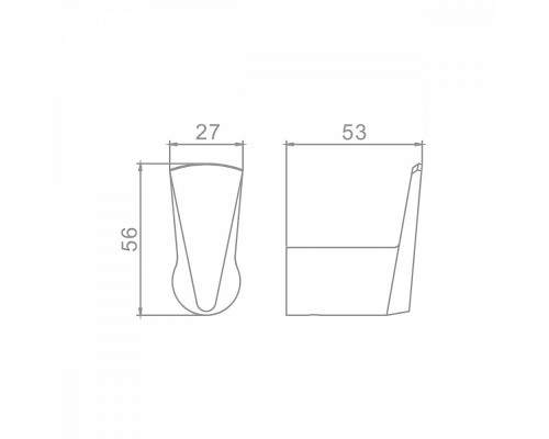Крючок для полотенец Raglo R307.05.33 одинарный,матовая медь