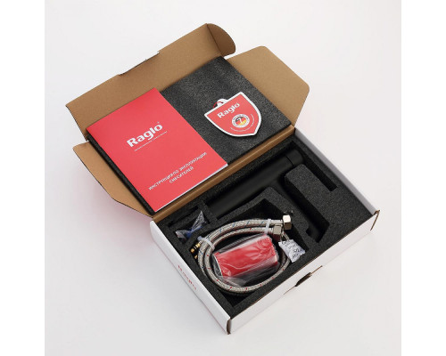 Смеситель Raglo R20.10.06 для раковины монолитный, черный