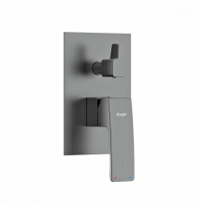 Смеситель Raglo R01.272.09 для ванны и душа встраиваемый на 2 режима , графит
