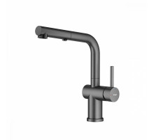 Смеситель Raglo R86.49.09 для кухни с выдвижным изливом, графит