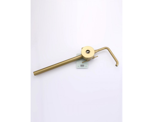 Смеситель Raglo R20.33.03 для ванны напольный монолитный, сатин золотой