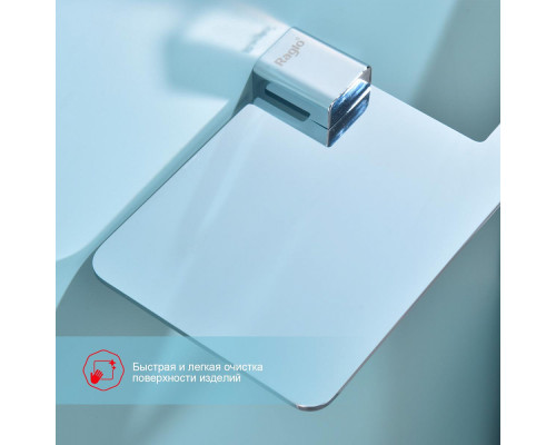 Держатель для туалетной бумаги Raglo R301.03 с полкой,хром