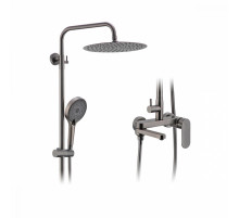 Душевая система Raglo R10.24.09 для ванны и душа излив поворотный 15 см, графит