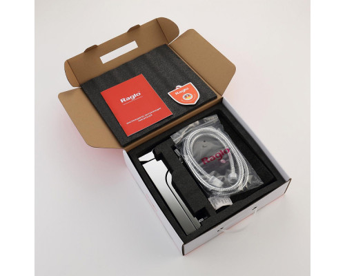 Смеситель Raglo R02.30 для ванны и душа настенный излив поворотный 15 см, хром