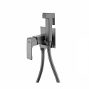 Смеситель Raglo R02.54.09 с гигиеническим душем встраиваемый , графит