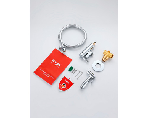 Смеситель Raglo R20.54 с гигиеническим душем встраиваемый , хром