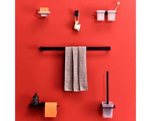 полотенцедержатель Raglo R301.01.06 одинарный 60 см,черный