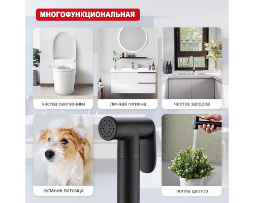 Лейка для гигиенического душа Raglo R460.03.06 латунь, черный