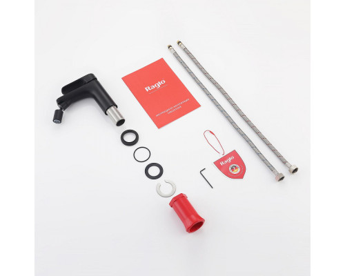 Смеситель Raglo R03.50.06 для биде монолитный, черный