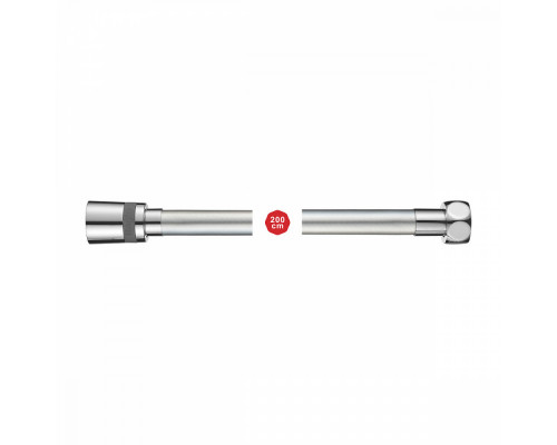 Шланг для душа Raglo R403.20.17 силиконовый 2 м, серебристый