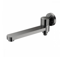 Встраиваемый наполнитель Raglo R473.71.09 для ванны и душа излив поворотный 23 см с функцией переключения латунь, графит