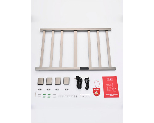 Полотенцесушитель электрический RAGLO R350.07.05 настенный сенсорный с терморегулятором , сатин