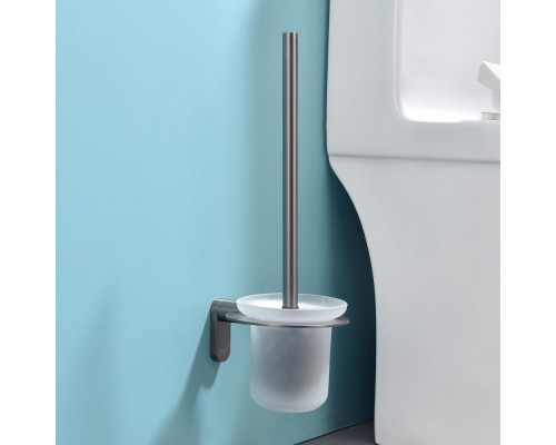 Ёршик для унитаза Raglo R300.10.09 с держателем,графит