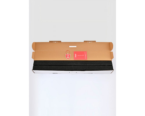 Полотенцесушитель электрический RAGLO R350.12.09 настенный сенсорный узкий с терморегулятором , графит