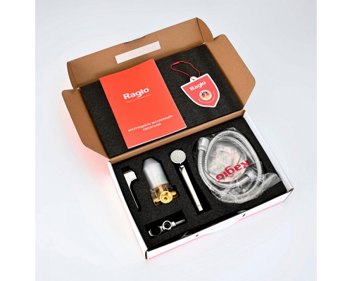 Смеситель Raglo R03.53 с гигиеническим душем встраиваемый , хром