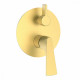 Смеситель Raglo R07.273.03 для ванны и душа встраиваемый на 3 режима, сатин золотой