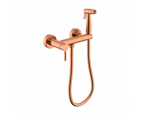 Смеситель Raglo R20.51.33 с гигиеническим душем настенный , матовая медь