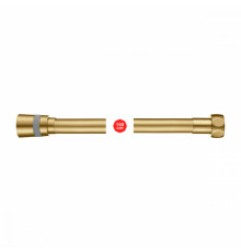 Шланг для душа Raglo R403.15.03 силиконовый 1,5 м, сатин золотой