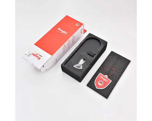 Держатель для туалетной бумаги Raglo R300.03.06 с полкой,черный