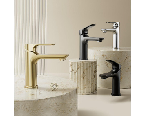 Смеситель Raglo R03.10.06 для раковины монолитный, черный