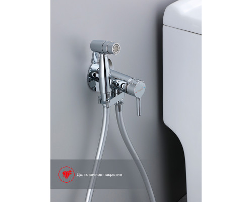 Смеситель Raglo R20.54 с гигиеническим душем встраиваемый , хром