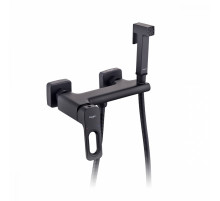 Смеситель Raglo R51.51.06 с гигиеническим душем настенный , черный