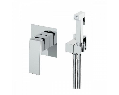 Смеситель Raglo R01.53 с гигиеническим душем встраиваемый , хром