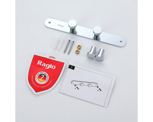 Крючок для полотенец Raglo R300.054 четверной,хром