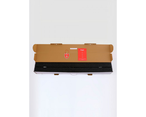 Полотенцесушитель электрический RAGLO R350.11.03 настенный сенсорный узкий с терморегулятором , сатин золотой