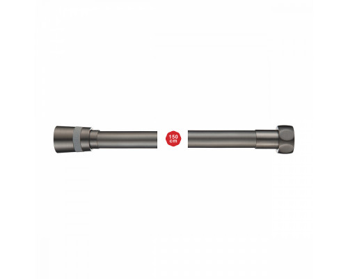 Шланг для душа Raglo R403.15.09 силиконовый 1,5 м, графит