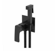 Смеситель Raglo R01.52.06 с гигиеническим душем встраиваемый , черный