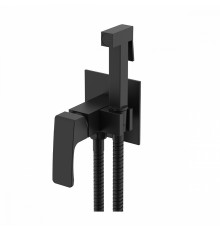 Смеситель Raglo R01.52.06 с гигиеническим душем встраиваемый , черный