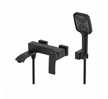 Смеситель Raglo R01.30.06 для ванны и душа настенный излив поворотный 15 см, черный