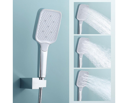 Смеситель Raglo R02.30 для ванны и душа настенный излив поворотный 15 см, хром