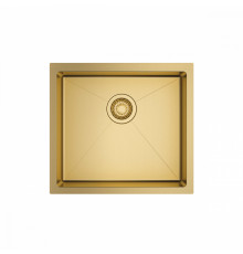 Кухонная мойка Raglo R703.5044.03 из нержавеющей стали в базу от 60см, сатин золотой
