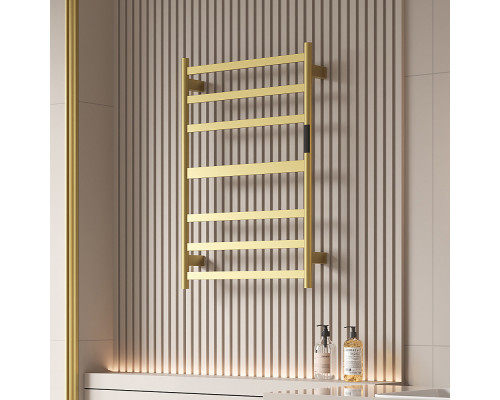 Полотенцесушитель электрический RAGLO R350.06.03 настенный сенсорный с терморегулятором , сатин золотой