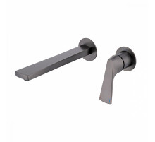 Смеситель Raglo R07.11.09 для раковины встраиваемый монолитный, графит