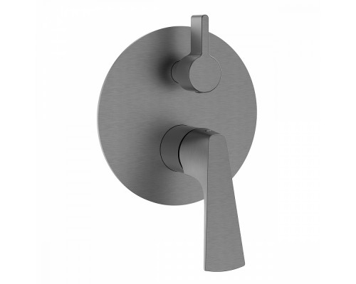 Смеситель Raglo R07.273.09 для ванны и душа встраиваемый на 3 режима, графит