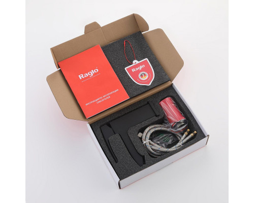 Смеситель Raglo R01.10.06 для раковины монолитный, черный