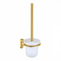 Ёршик для унитаза Raglo R300.10.03 с держателем,сатин золотой