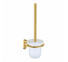 Ёршик для унитаза Raglo R300.10.03 с держателем,сатин золотой