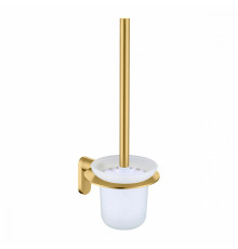 Ёршик для унитаза Raglo R300.10.03 с держателем,сатин золотой