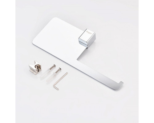 Держатель для туалетной бумаги Raglo R301.03 с полкой,хром