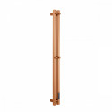 Полотенцесушитель электрический RAGLO R350.12.33 настенный сенсорный узкий с терморегулятором , матовая медь