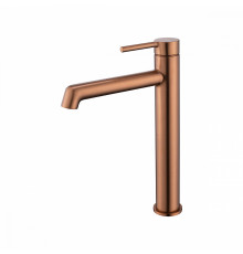 Смеситель Raglo R20.15.33 для раковины высокий монолитный, матовая медь