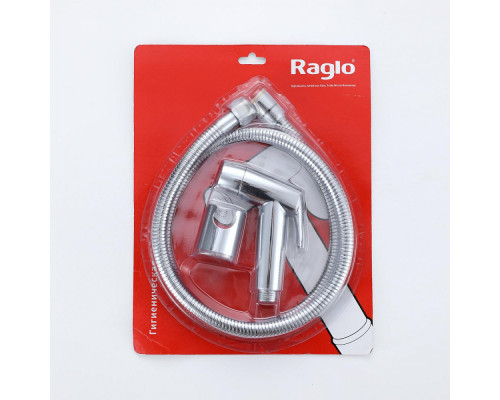 Комплект для гигиенического душа Raglo R460.50 лейка 2 режима, шланг 1,2 м сталь, хром