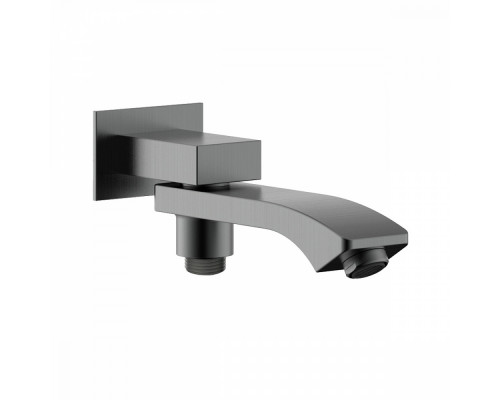 Встраиваемый наполнитель Raglo R473.70.09 для ванны и душа излив поворотный 20см с функцией переключения латунь, графит