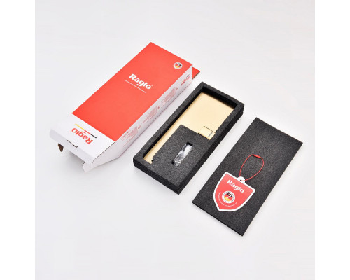 Держатель для туалетной бумаги Raglo R301.03.03 с полкой,сатин золотой